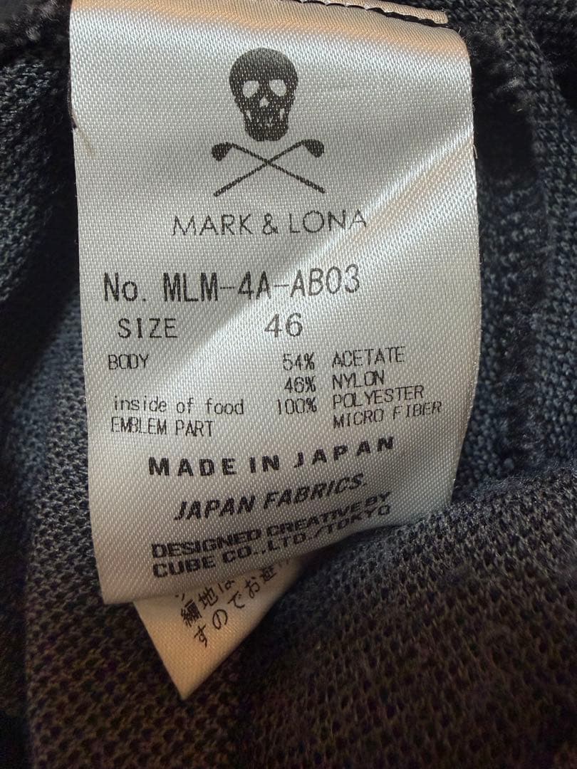MARK&LONA マークアンドロナパーカー 46 M長袖 BLACK/ブラック
