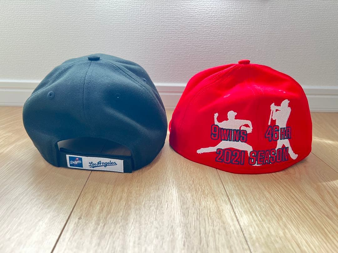 大谷翔平 ドジャース ＆ エンゼルス 3点セット 刺繍サイン入りなど