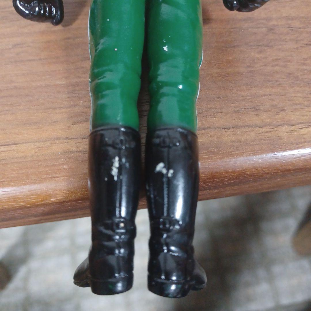 当時もの　ポピー製「仮面ライダー　スカイライダー」面取れソフビフィギュア