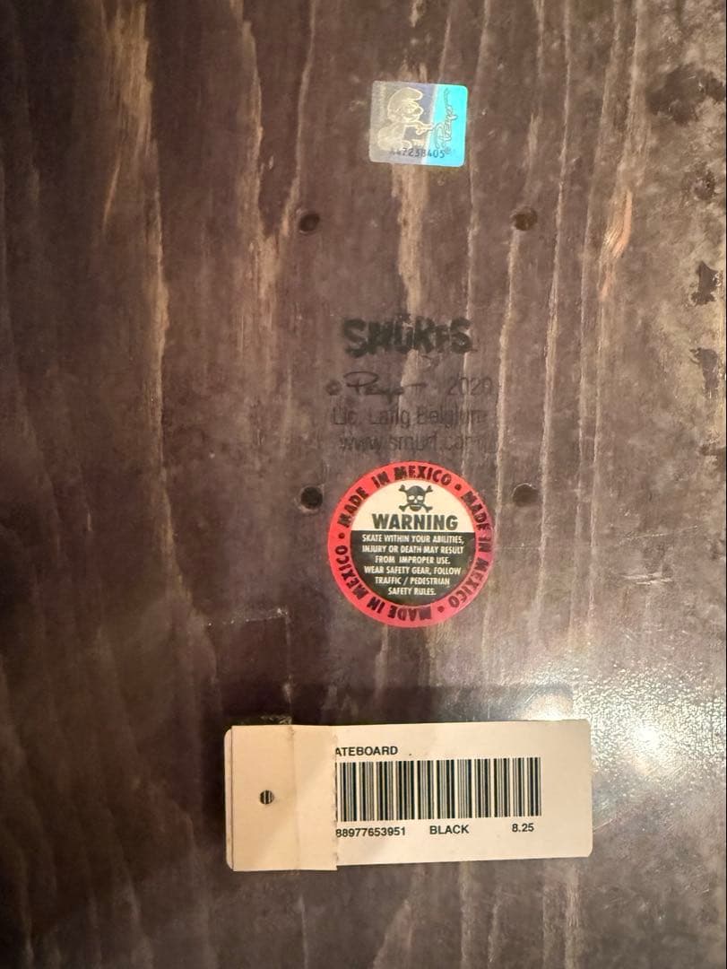 supreme スケボーデッキ Smurfs