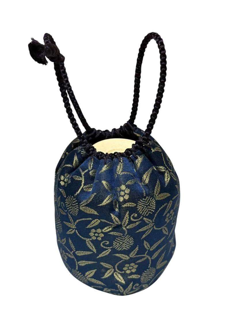 「備前 肩衝 茶入」　正絹の茶入仕覆　桐箱入り