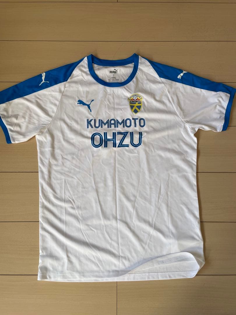 大津高校 サッカー部 トレーニングウェア 白 上下セット