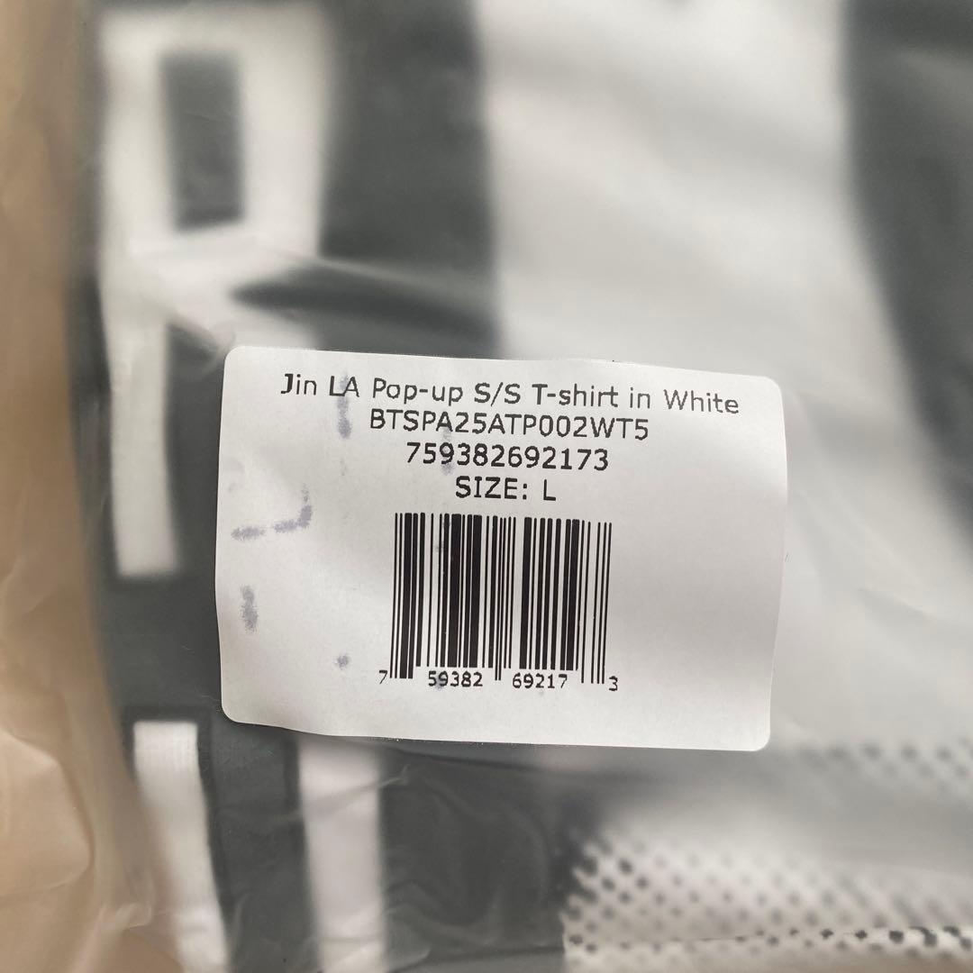 【再値下げ】Jin LA Pop-up Tシャツ Lサイズ　ショッパー付き