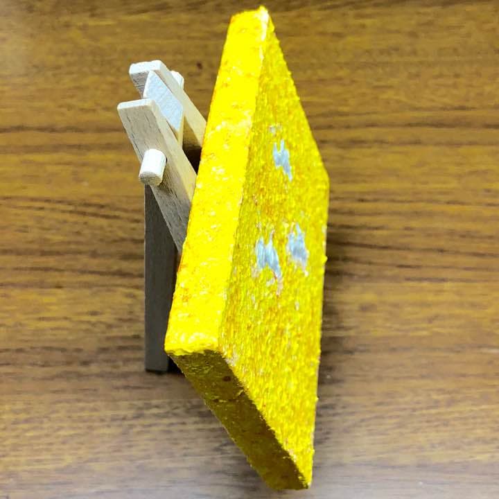 「花の妖精 春夏秋冬  -春-」原画 本物 一点物 イーゼル付き 絵画 masa