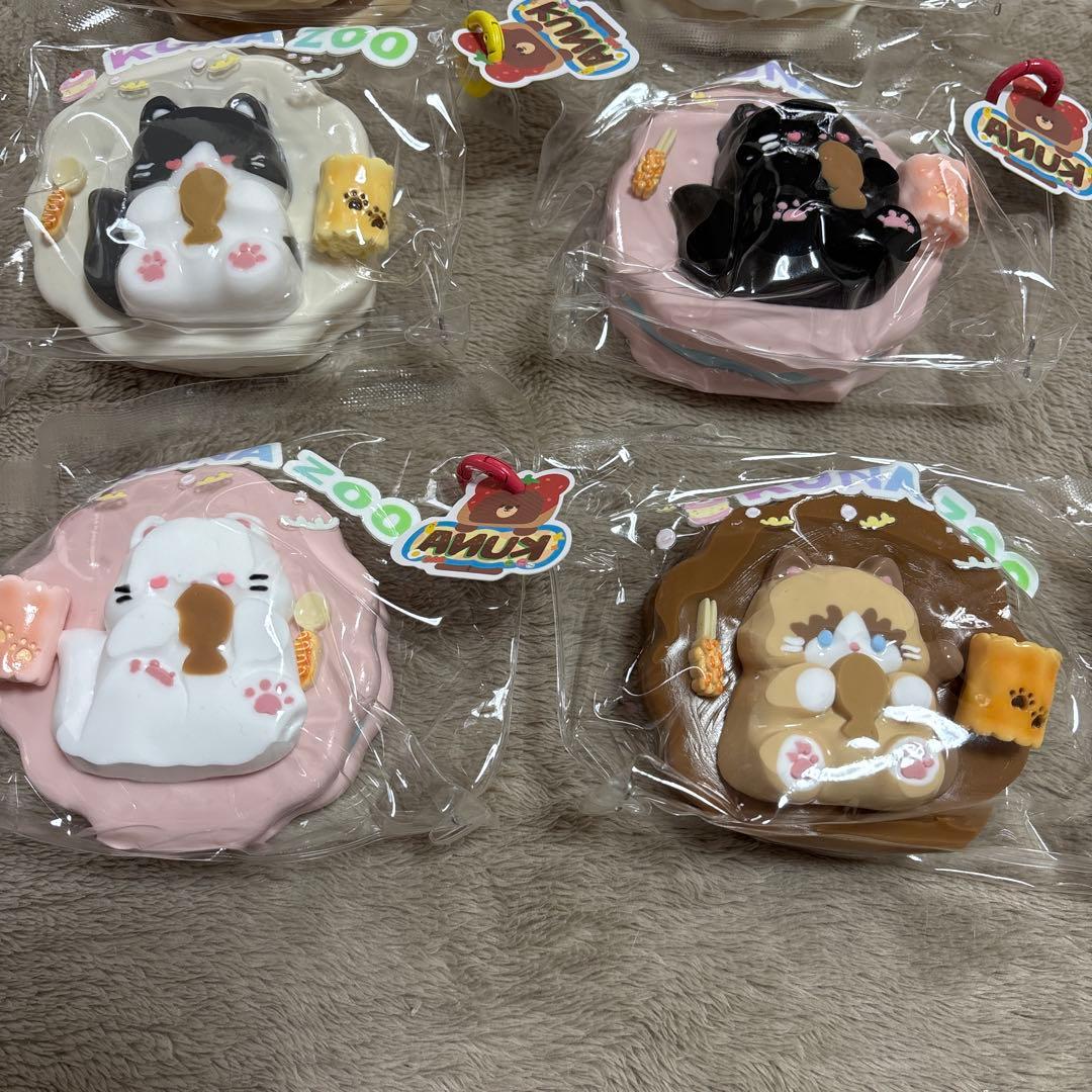 KUNAスクイーズ　ビスケットキャットシリーズ　ねこちゃんクッキー