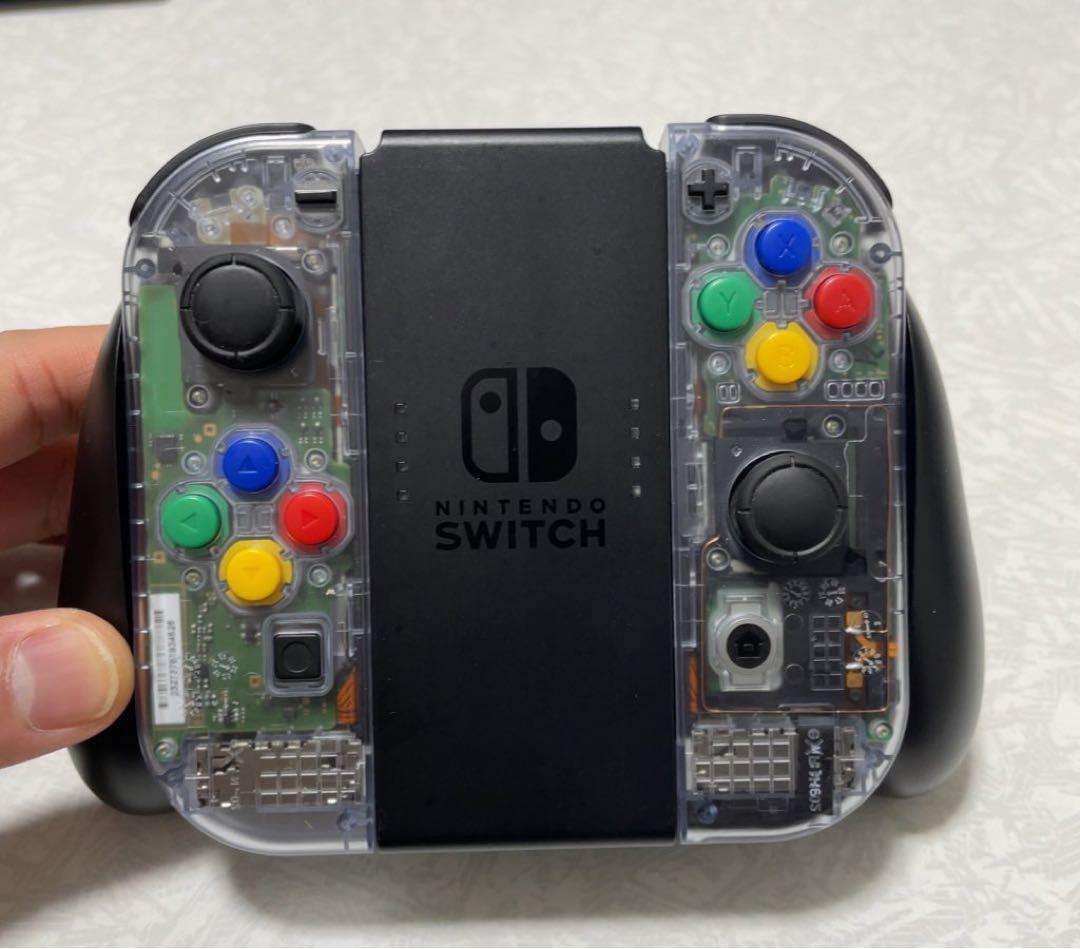 Nintendo Switch クリア　カスタマイズ品