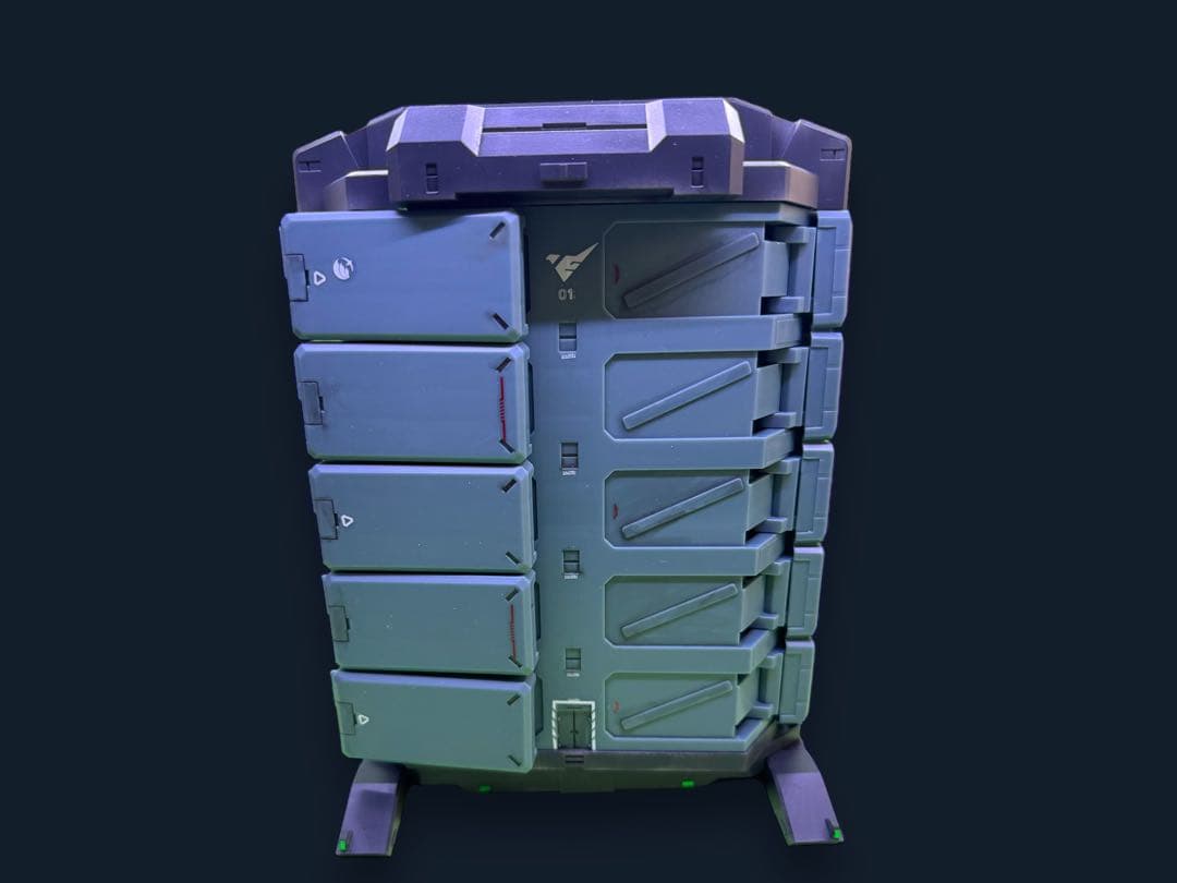 MSコンテナ ウェザリング塗装品内蔵 HGエアリアル&フライトユニット完成品！！