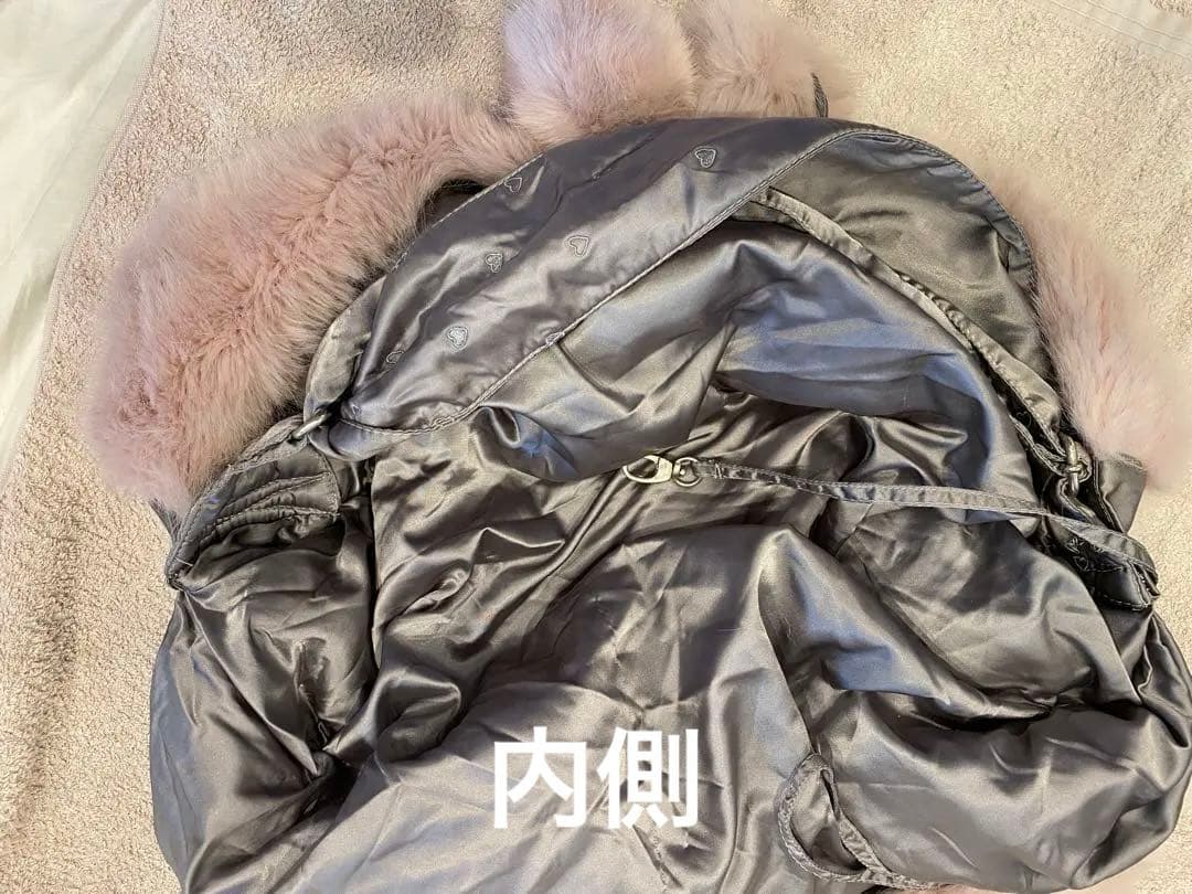 イタリア製 くすみピンク スリング キャリーバッグ