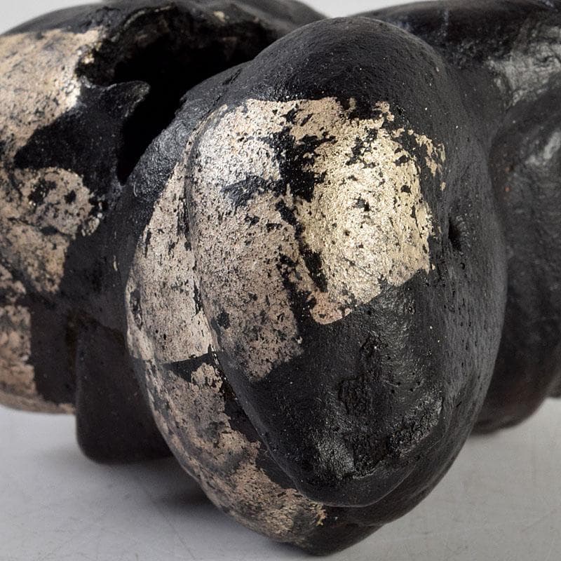 釜師　十三代　宮崎寒雉作　鋳銅　蓋置　共箱　V　9047