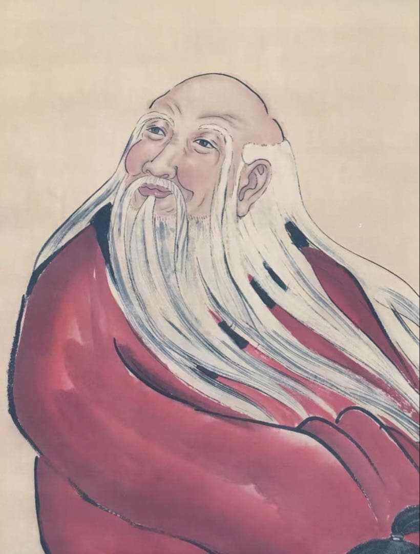 【中国美術】王西京 人物画 掛け軸｜中国人物画名作｜宣紙｜床の間・東洋美術