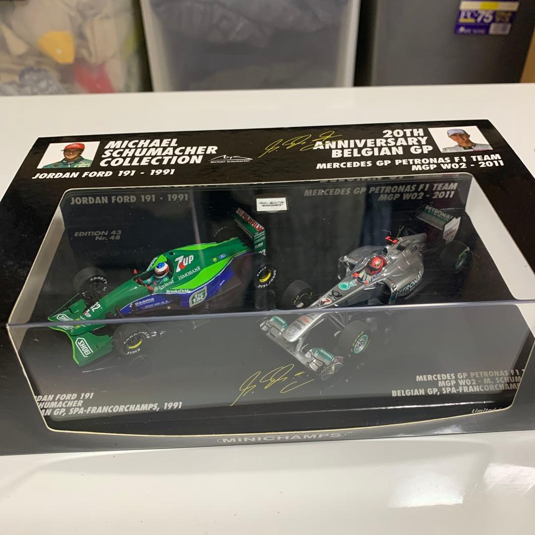 Jordan Ford 191 & メルセデスW02 ベネトンシューマッハー