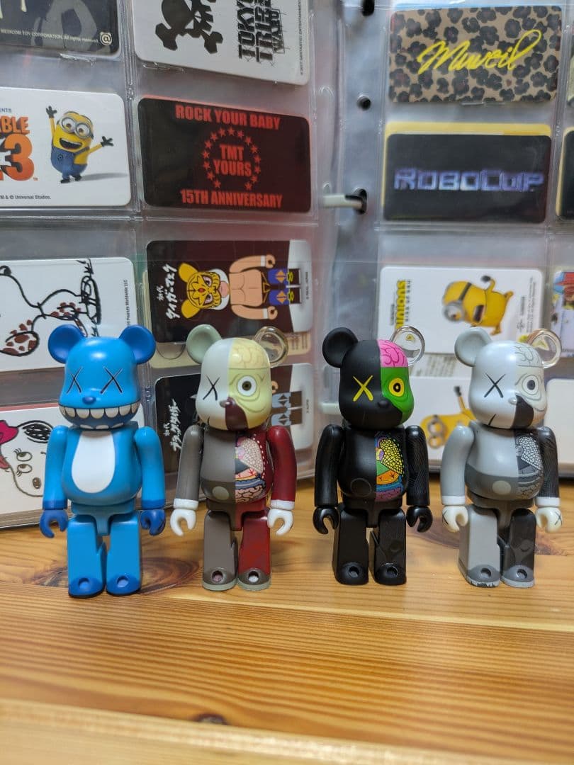 ベアブリック　KAWS BE@RBRICK　a-nation　人体模型セット