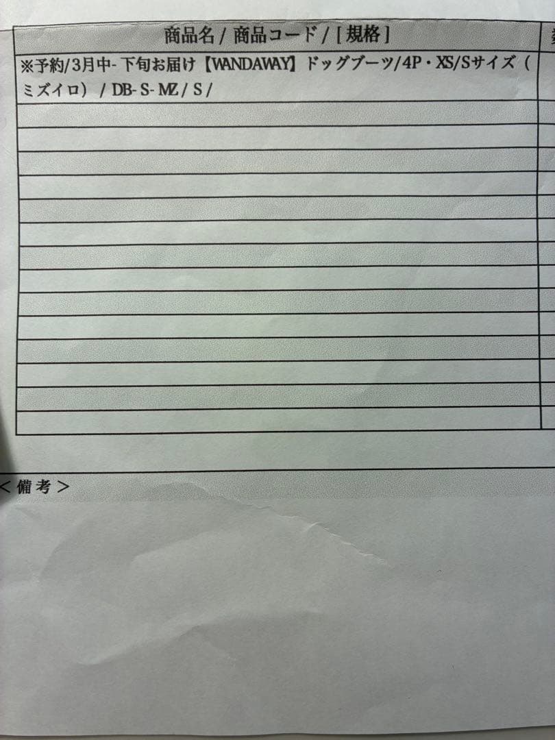 WANDAWAY ドッグブーツ 青と黒