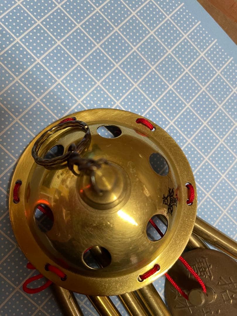 テ*ト様 六柱六帝古銭風鈴【m1505 風水　皇帝　順治　康熈　雍正　乾隆　嘉慶