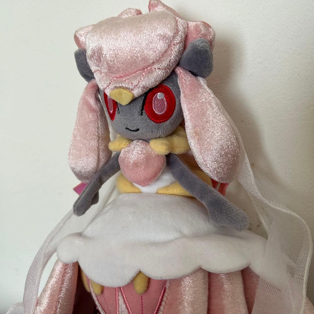 匿名☆中古品☆ポケモンセンター☆メガディアンシー☆ぬいぐるみ☆タグ付き