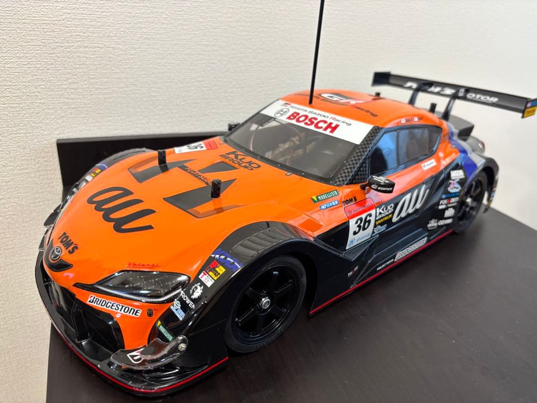 タミヤ tt02シャーシMOTULAUTECH GTR & TOM'Sスープラ