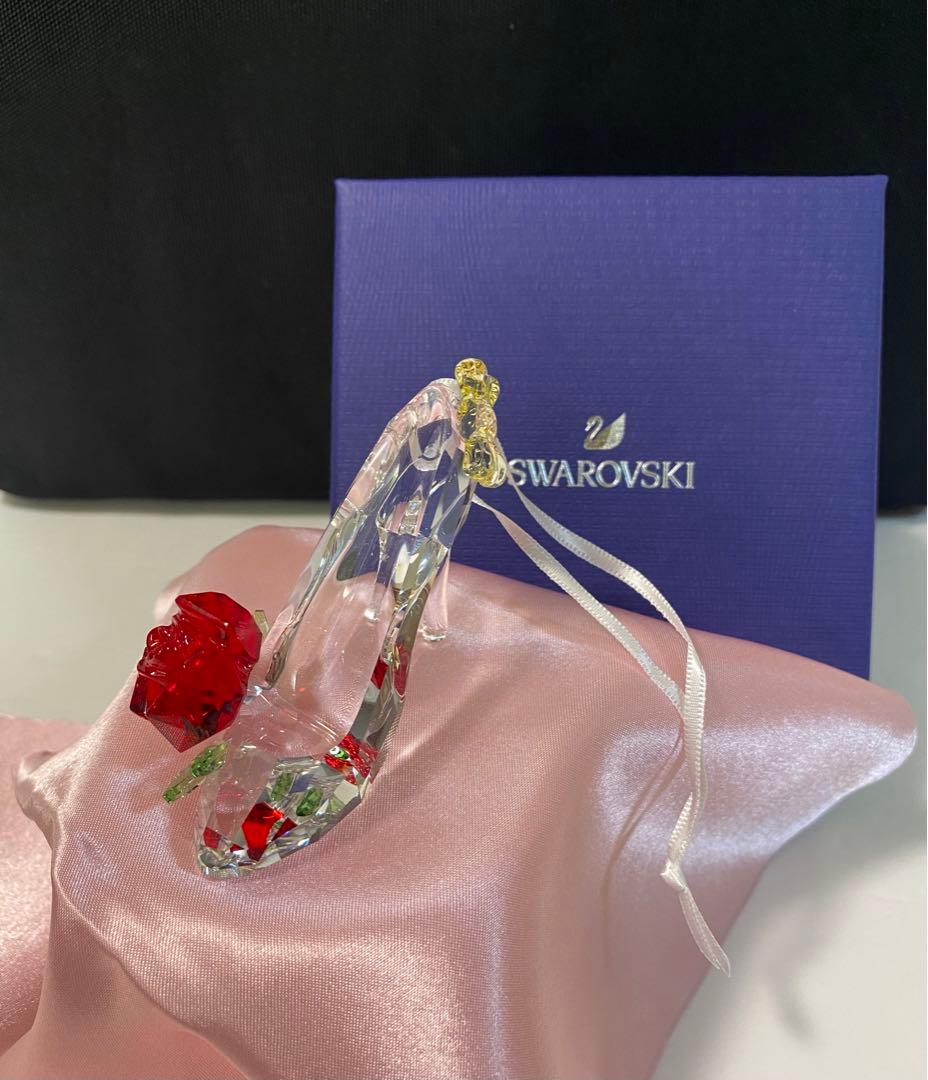 箱付き スワロフスキー 美女と野獣 ガラスの靴 レア 希少品 廃盤