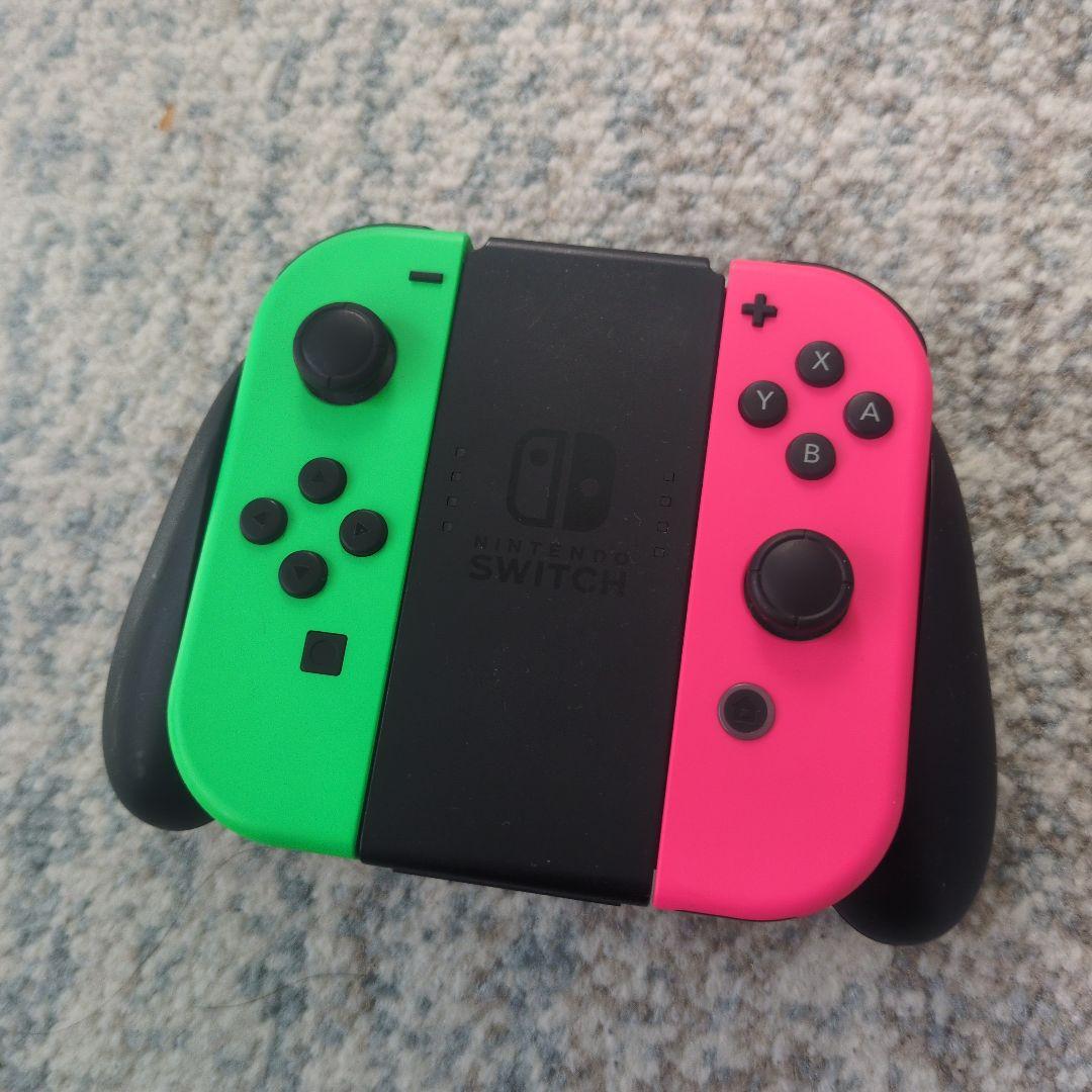 【Nintendo Switch 本体＋付属品】 ネオングリーン　ネオンピンク