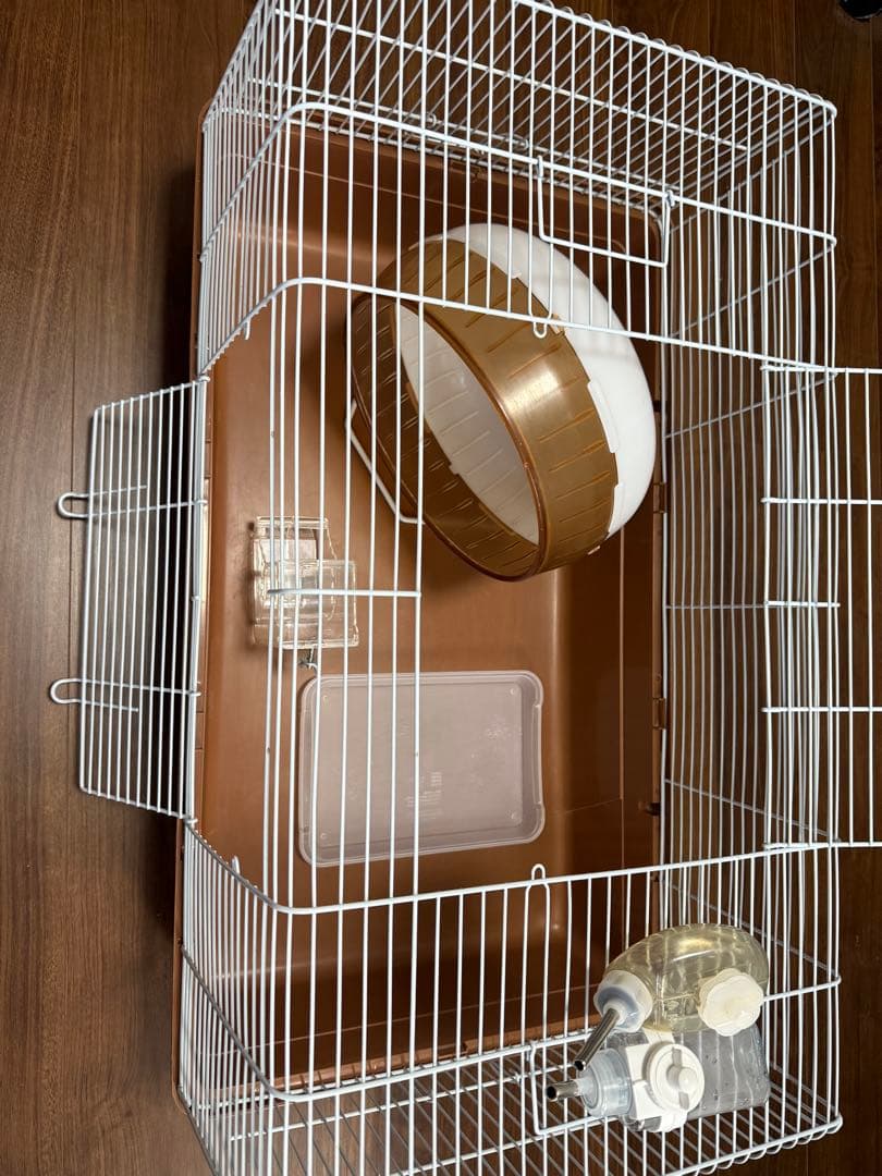 小動物用ケージ 約80cm 回し車付き