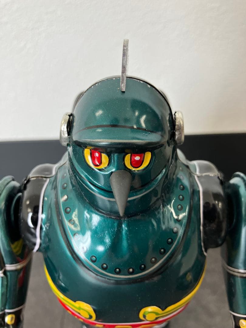 oval様希少！激レア！鉄人28号　ブリキ　おもちゃ　緑　ビリケン商会
