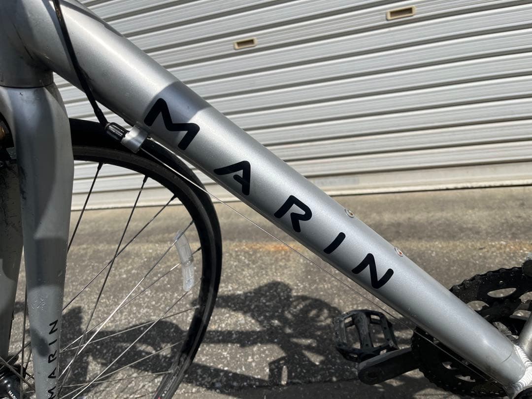 MARIN クロスバイク シルバー　ジャンク品