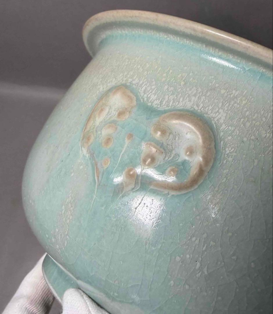 中国 外側に模様のある洗筆　u6230941