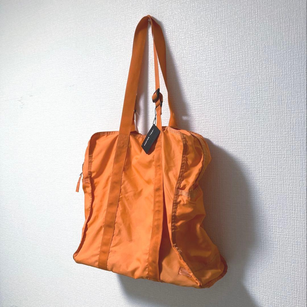 PORTER TRIP ボストンバッグ オレンジ