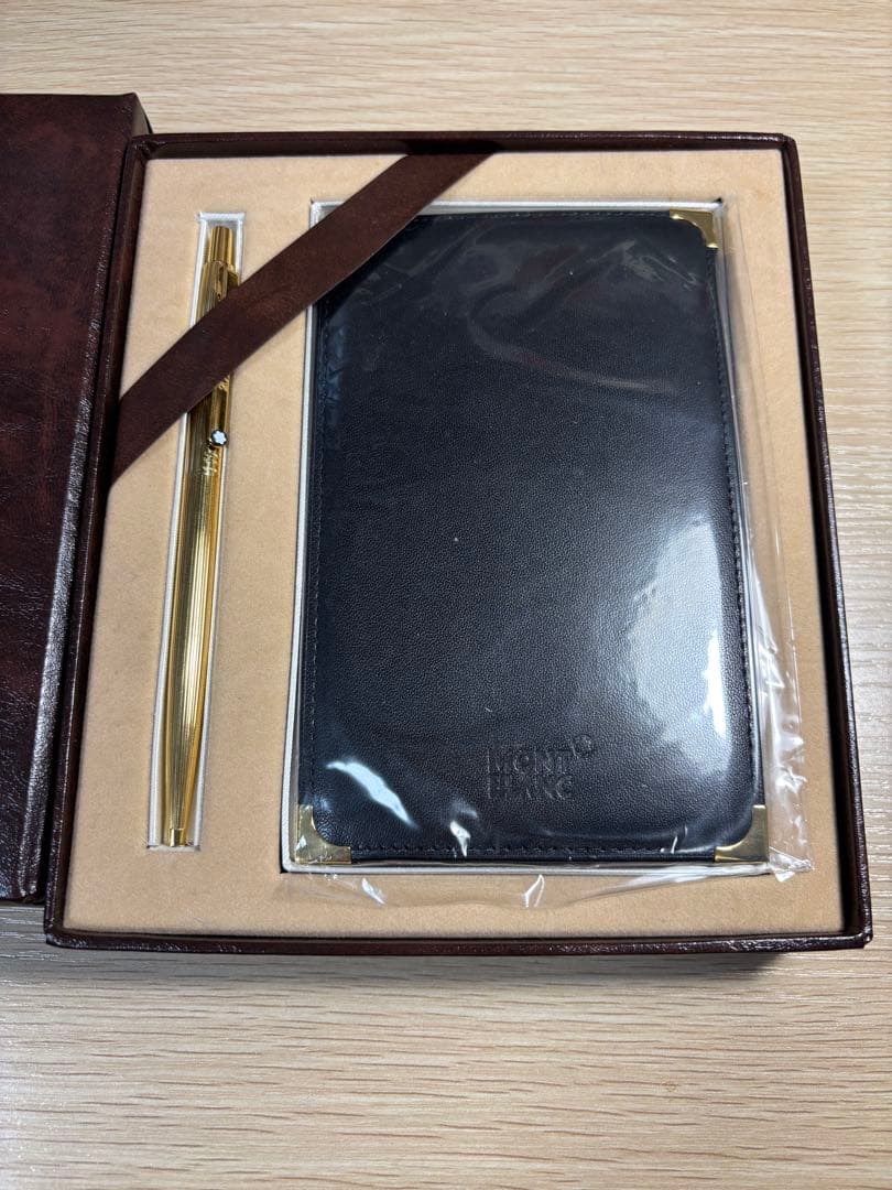 【極美品/希少】モンブラン ノブレス ゴールド セット 箱・説明書付(金張)