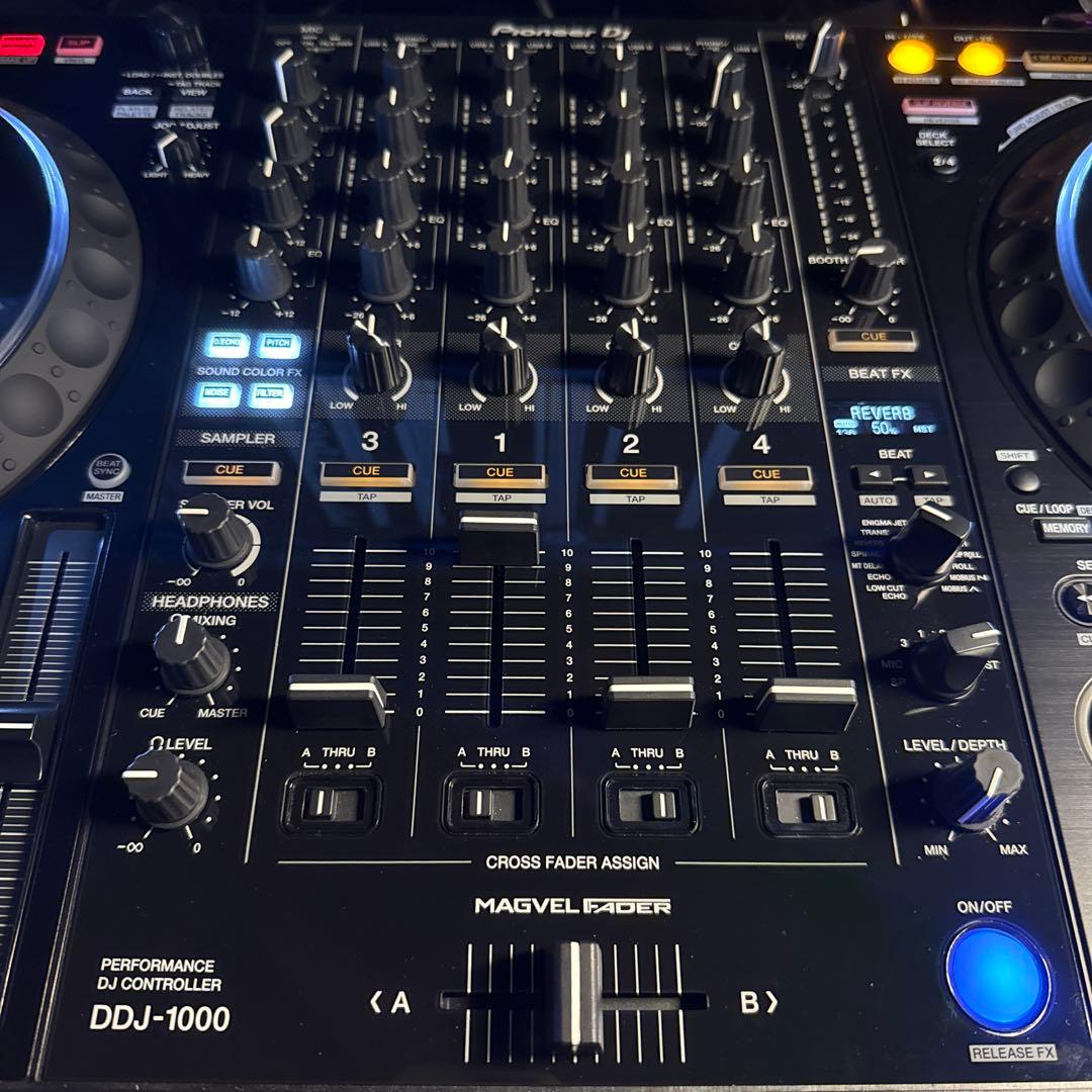 Pioneer DJ DDJ-1000 デッキセーバー付き　電源コード傷あり