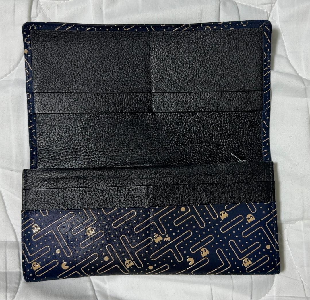 『甲州印伝×PAC-MAN 』ウォレット（長財布）パックマン　コラボ財布