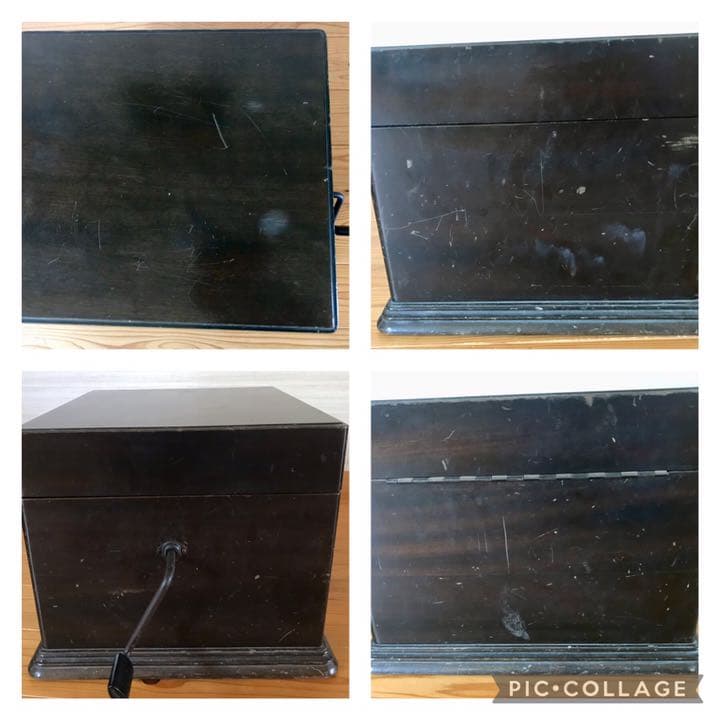 動作確認済　Columbia卓上蓄音機 No.420　付属カバー付　アンティーク