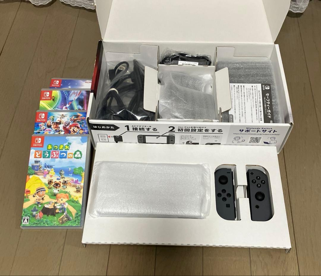 任天堂Nintendo Switch ニンテンドースイッチ　カセット4個付