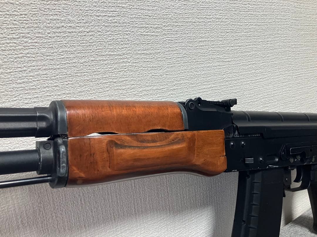 KSC AK74M ガスブローバック　リアルウッドハンドガード