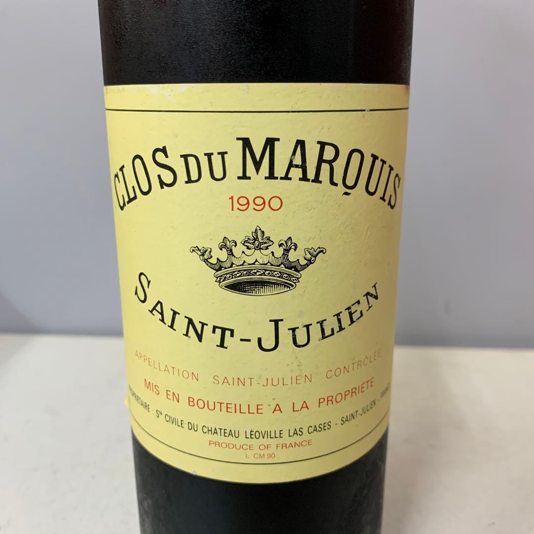 N76 1990年フランス産赤ワイン　クロ ・デュ・ マルキ サン・ジュリアン