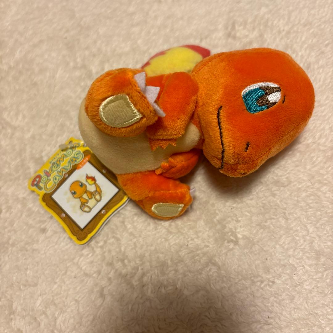 ポケモンセンター　ヒトカゲ　キャンバス　ぬいぐるみ