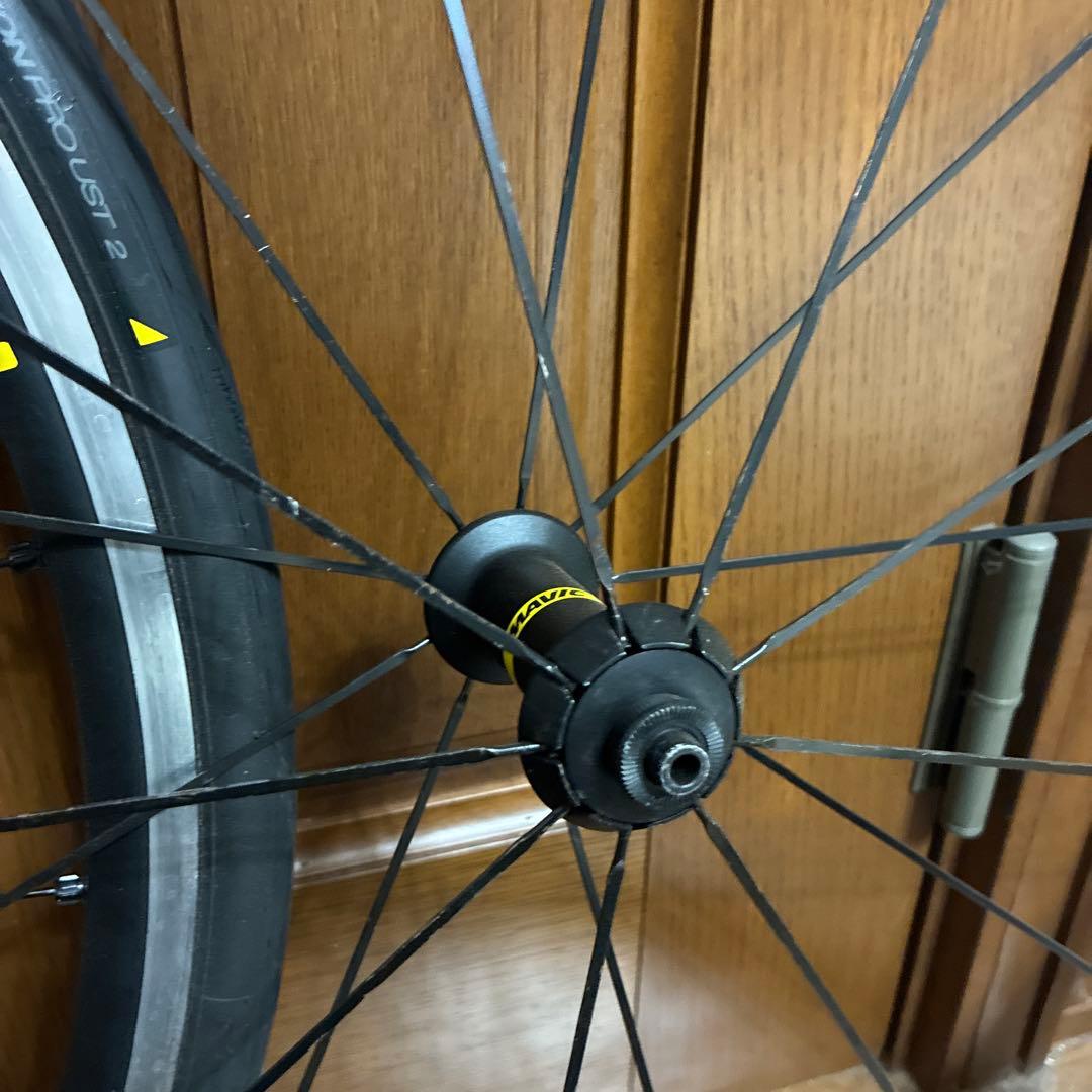 MAVIC ksyrium S リムブレーキ　チューブレスタイヤ付き