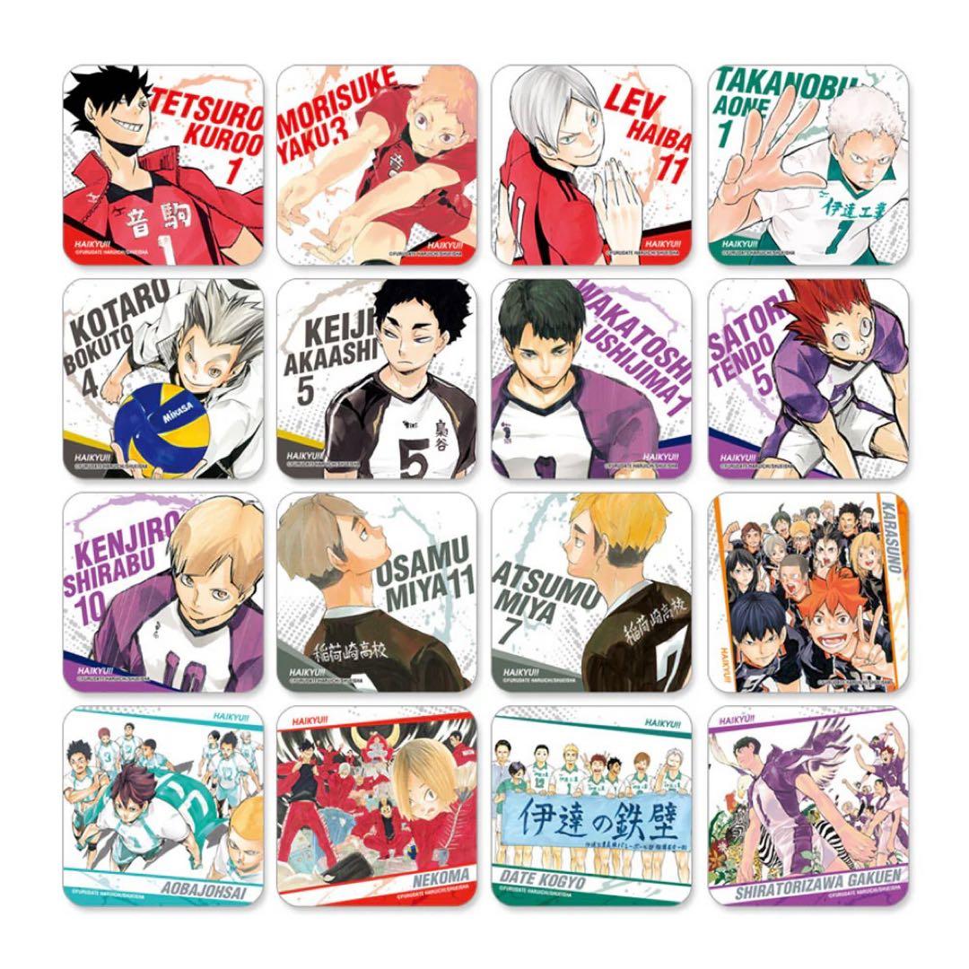 新品未開封■『ハイキュー!!』アートコースター(R) 第1弾 全種セット BOX