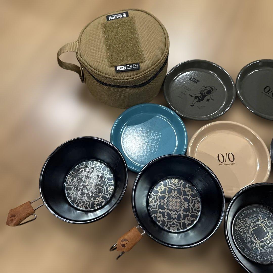 ネルデザイン　kozara no case kozara５枚　シェラカップ４個