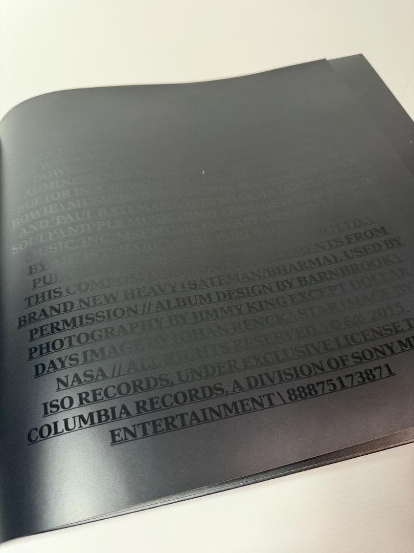 David Bowie ★ Blackstar CLEAR VINYL LP