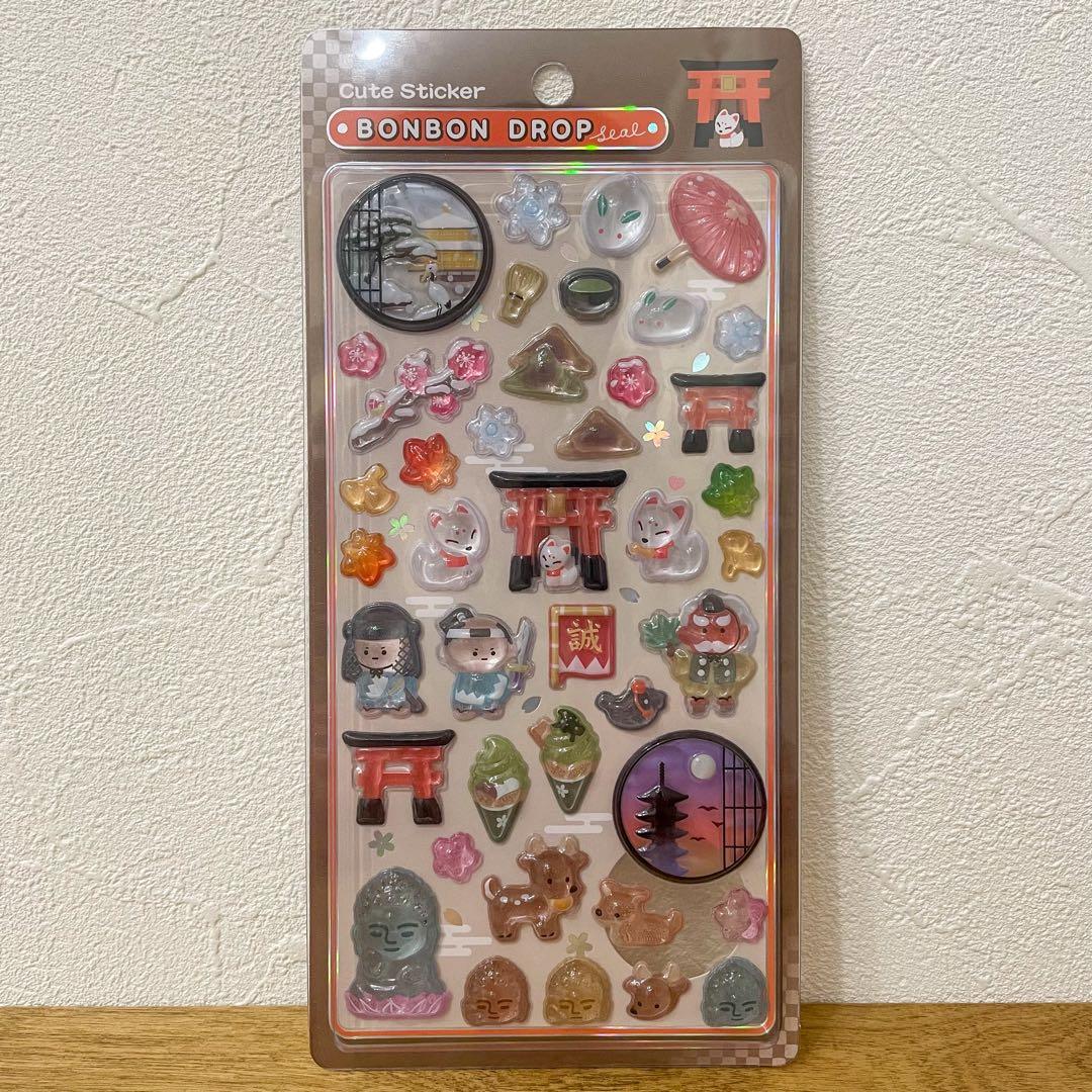 【正規品】 ボンボンドロップシール 和柄