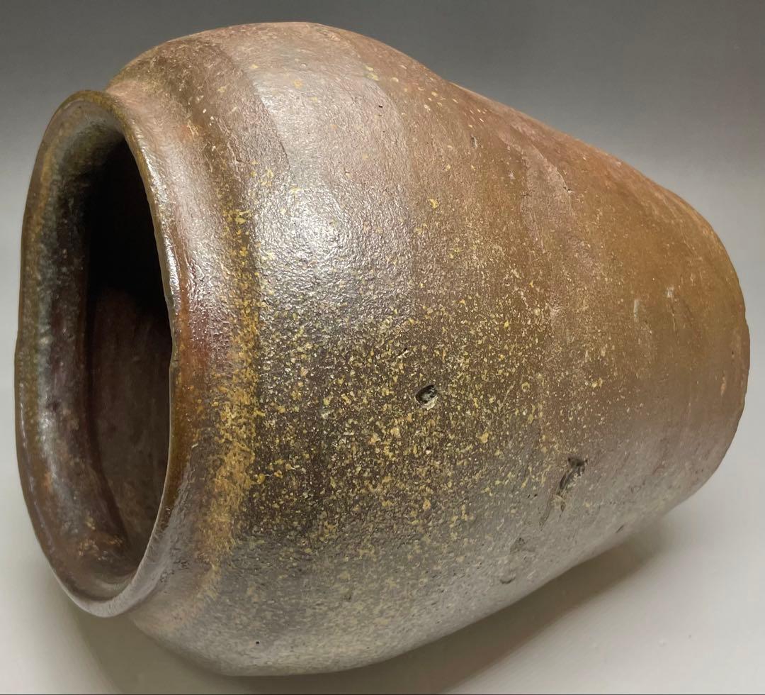 古常滑　水指　蓋付　茶道具　箱付　L309