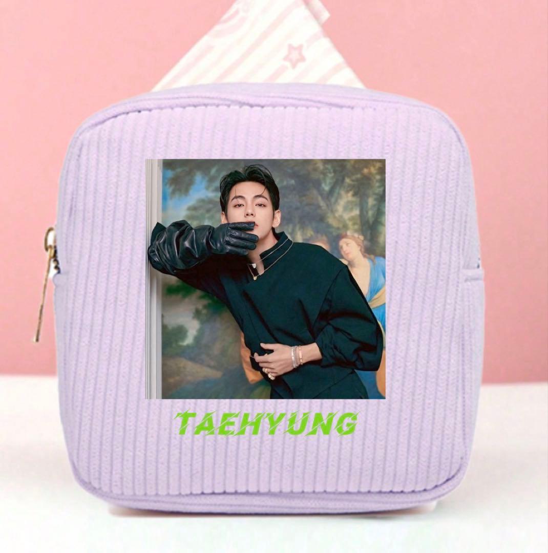 BTS taehyung テヒョン　テテ ポーチ６点　14cm.