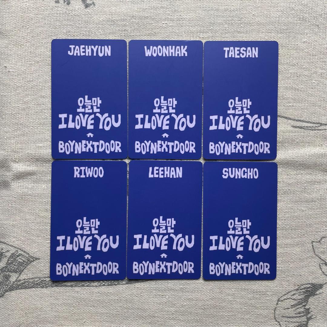 BOYNEXTDOOR ボネクド LINE MUSIC トレカ 6枚