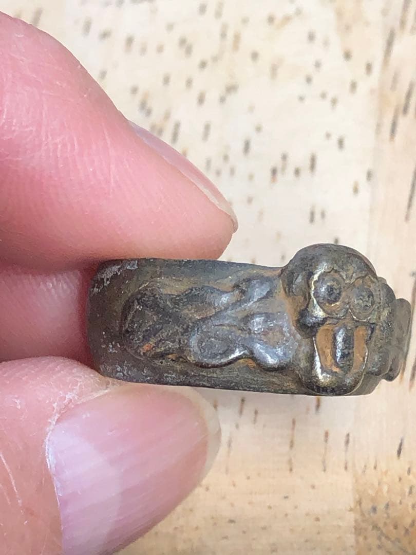 ビンテージ　スカル　髑髏　骸骨　リング　アンティーク　ネイバーフッド　レトロ