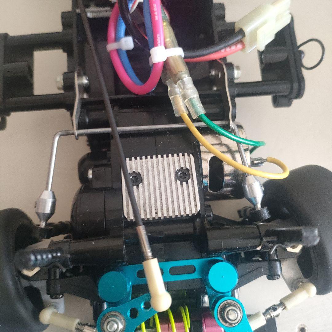 【当時物】タミヤ1/10 M-01シャーシメカセット、 ローバーミニボディ付き