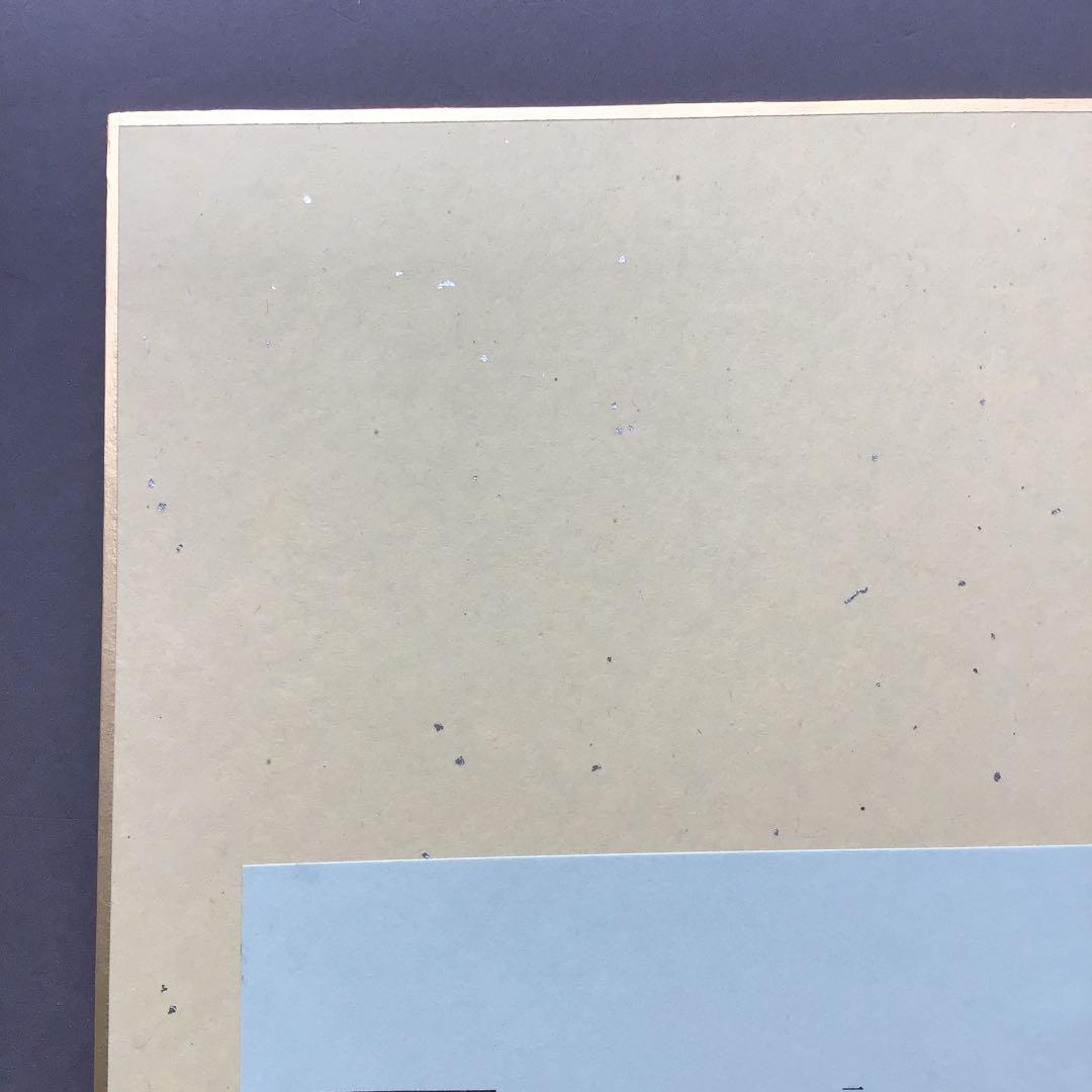 色紙　「獨坐大雄峯」伊藤白鳳作　写　栞　畳紙　配送用袋　S1028SS