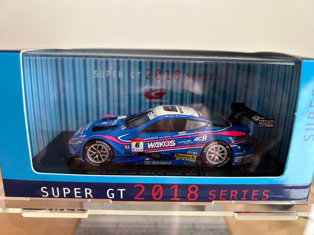 1/43 エブロ スーパーGT ピットジオラマセット 2018 WAKO'S