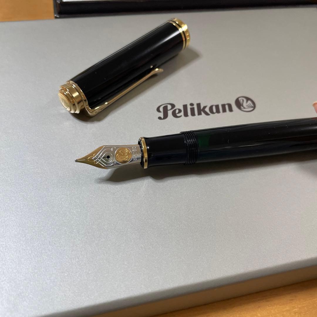 ペリカン万年筆　M800黒