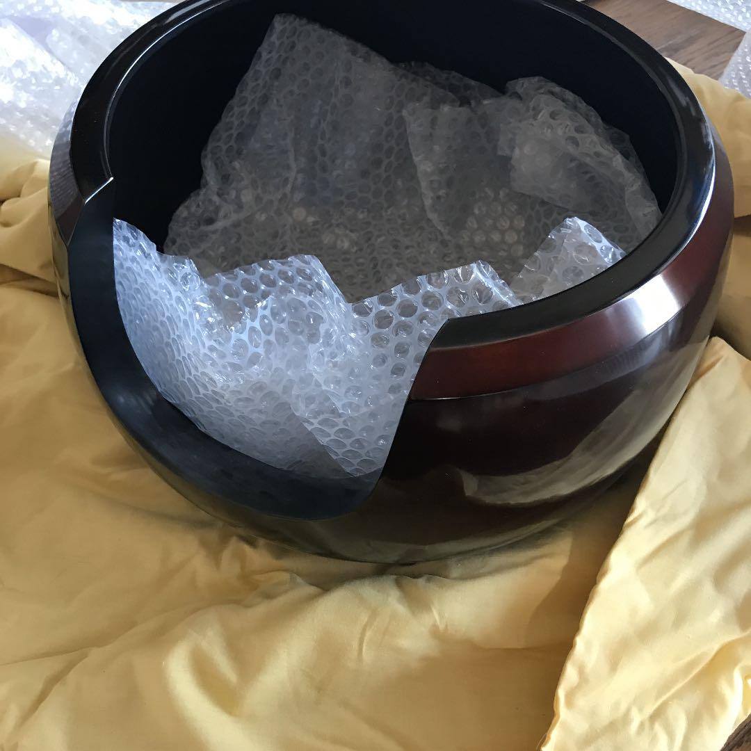 風炉(面取道安)と風鈴釜　未使用　佐藤旺光　銀座三越　清光堂