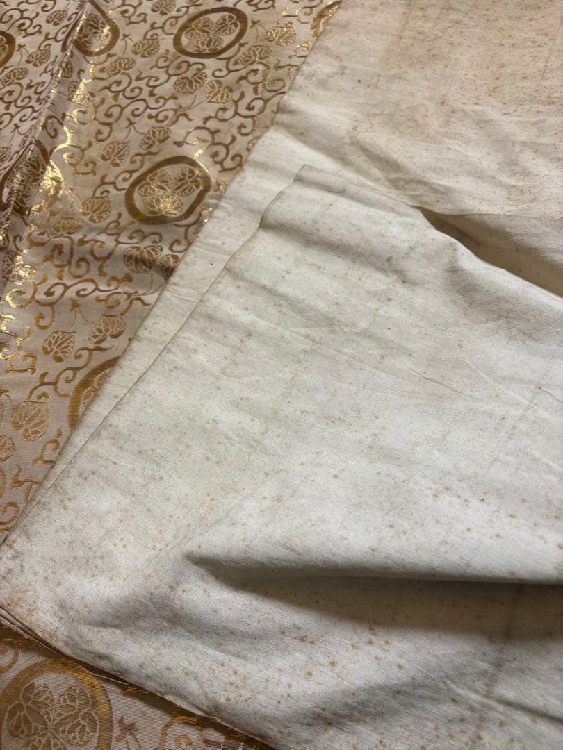 江戸時代　￼￼本金純金古布